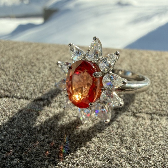 3/$100 Sunset Orange Ring size 6 - Picture 6 of 10